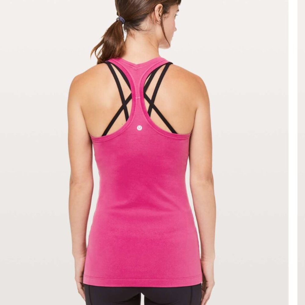 Lululemon Cool Racerback II Tank Top in Raspberry - Picture 2 of 7